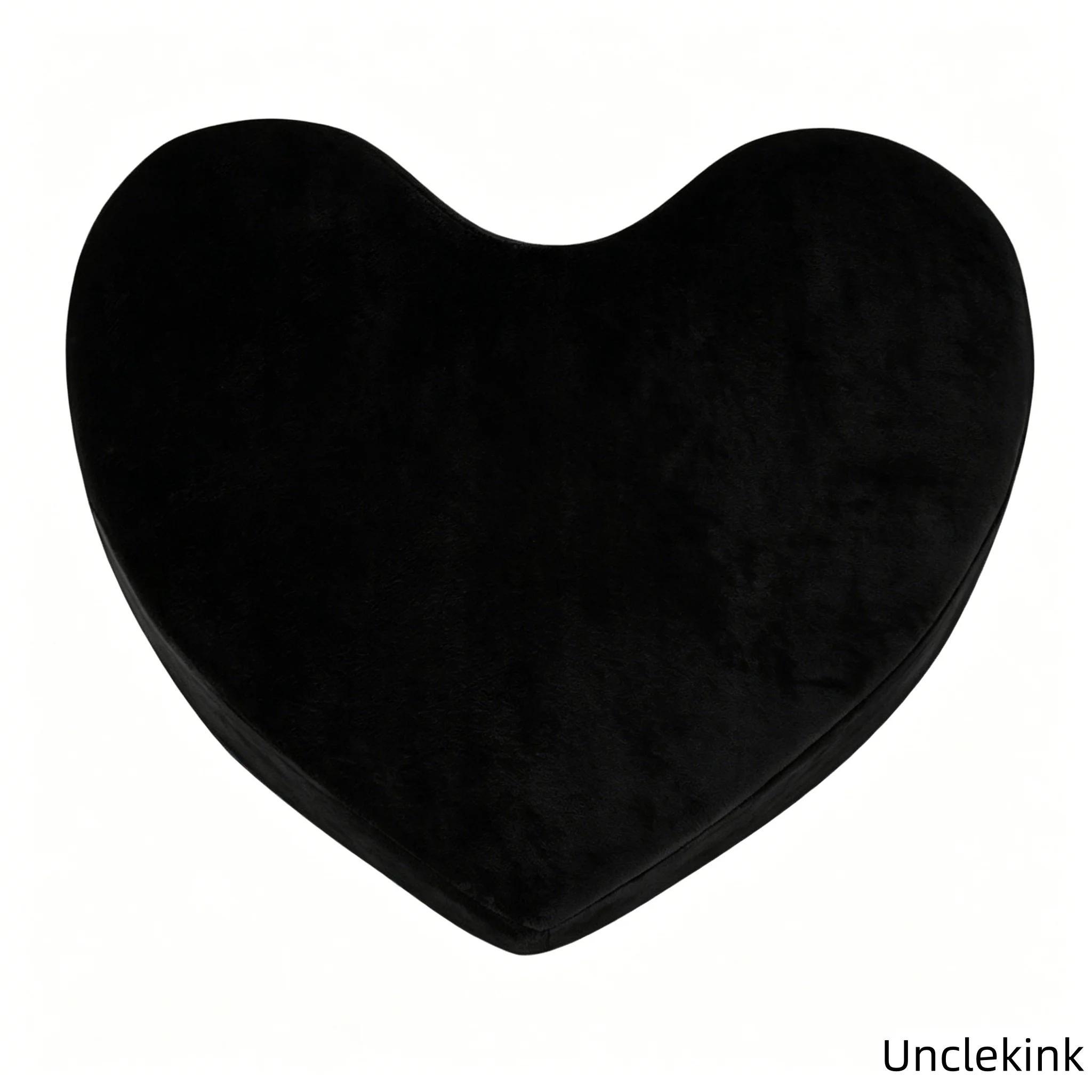 Black Heart Shaped Wedge Pillow Adjustable Slope Orthopedic Cushion for Neck/Back Pain Support for Leg Lifting Position Support