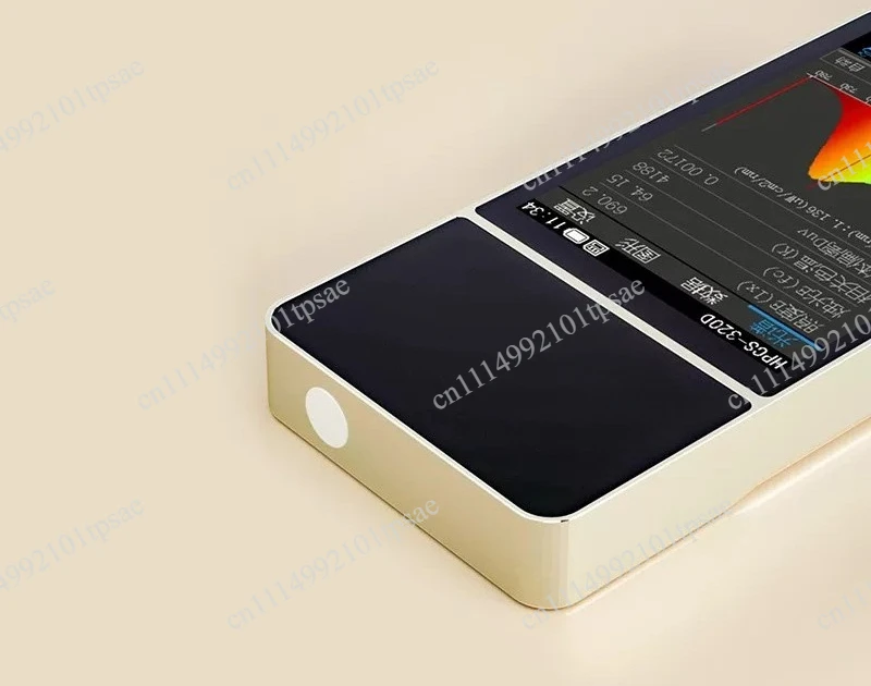 Portable spectral colorimeter, handheld wavelength tester, spectral analyzer for light source measurement