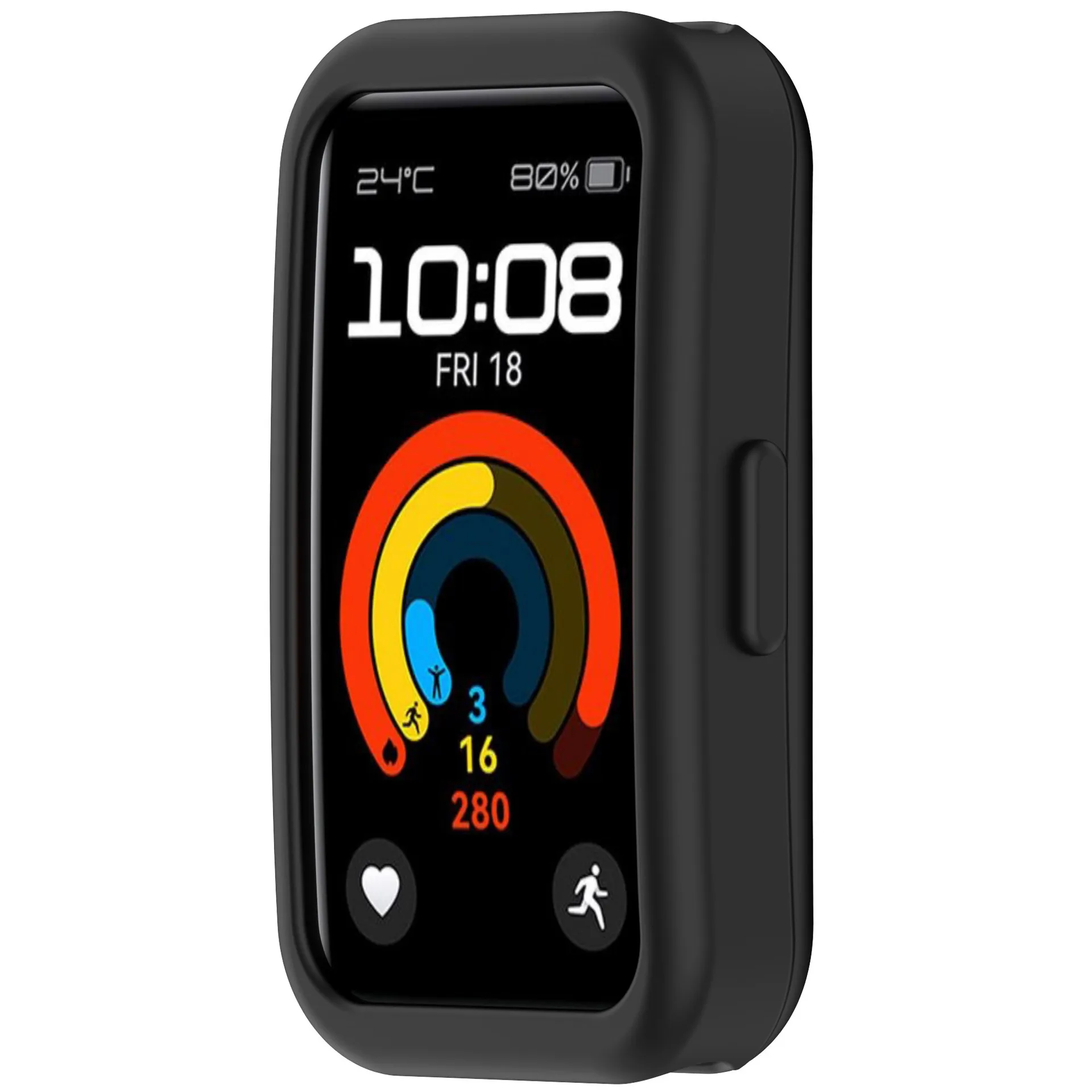 حافظة حماية من السيليكون لساعة Huawei Watch Band 8/9/10 حافظة واقية من السيليكون شبه معبأة من مادة TPU