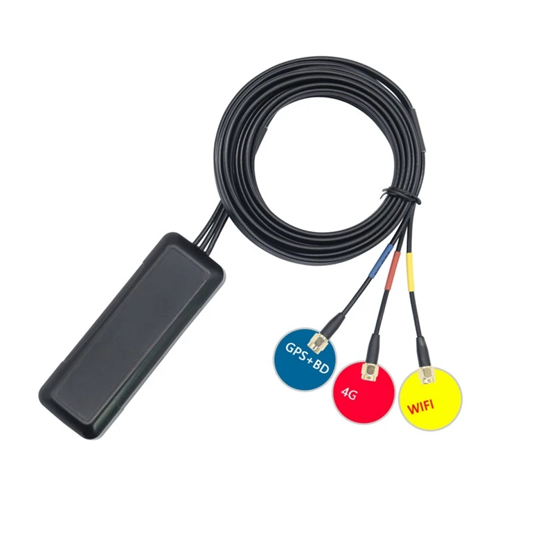 4G+GPS+Wifi Tri-Band Antenna Filter Outdoor Car Mobile Bluetooth Signal Booste Vehicle Satellite Navigation Enhancer