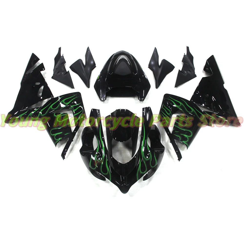 Motorcycle Fairing Exterior Accessories Suits For Kawasaki ZX-10R 2004 2005 3D Printed Racetrack Shell ZX10R Bodywork Set