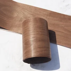 veneer Wood Black Walnut Veneer Hand-decorated Sound Box furniture Veneer Wallboard Wood veneer L:2.4Meters Width:15cm T:0.2mm