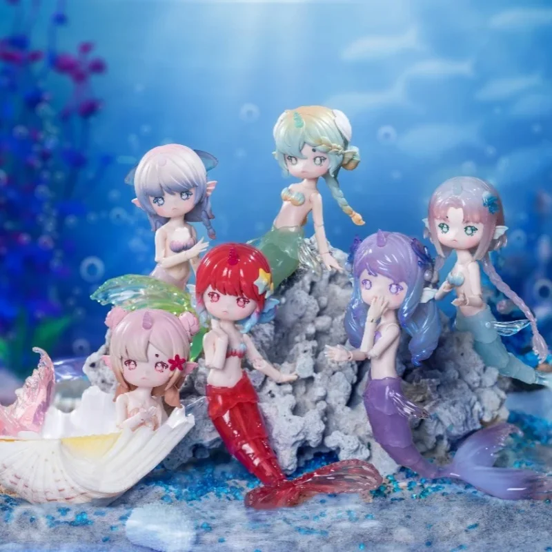 

Genuine Penny'S Treasure Box With Eucalyptus Paint Tidal Whisper Series Blind Box Cute Mermaid Bjd Movable Doll Surprise Gift