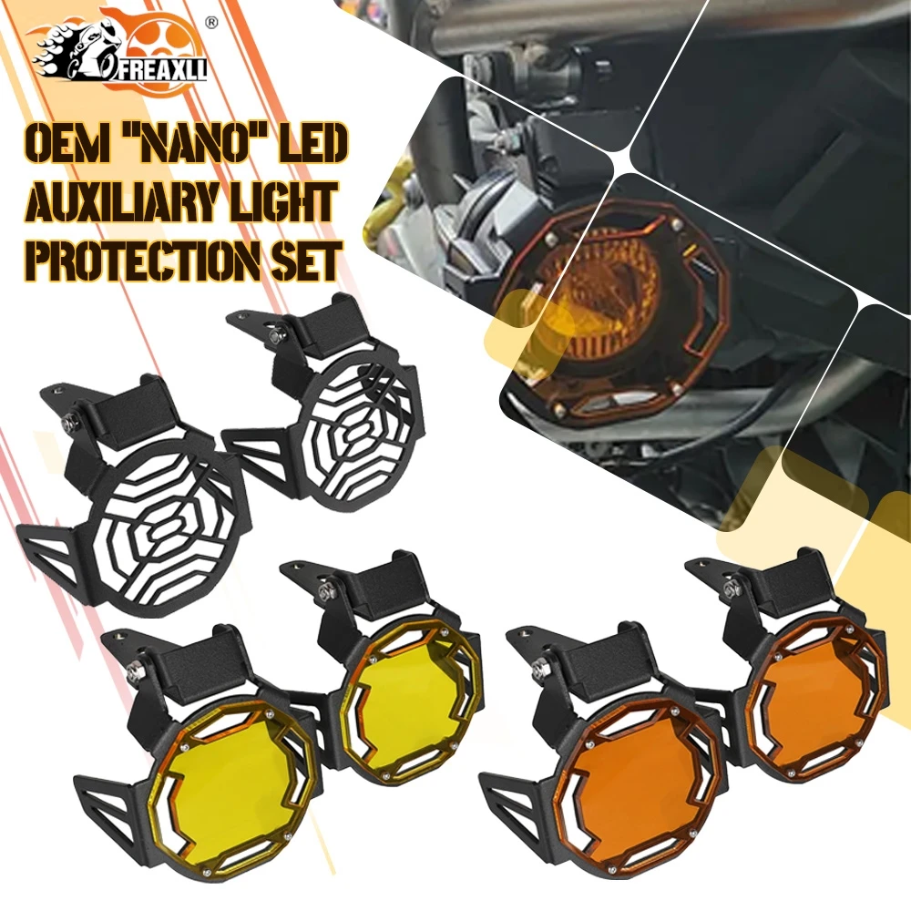 For BMW F850GS / Adventure 2018-2026-2027 Motorcycle Flipable Fog Light Protector Grille Protection Cover 2025 2024 2023 2022