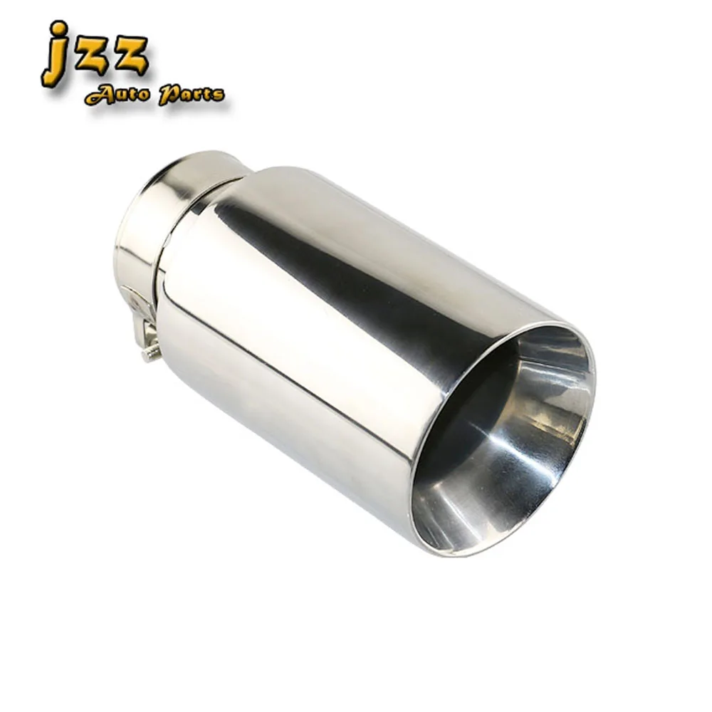 

2.5'' Inlet 3.5'' outlet Universal exhaust tail throat Stainless Steel Exhaust Muffler Tips Clamp-On