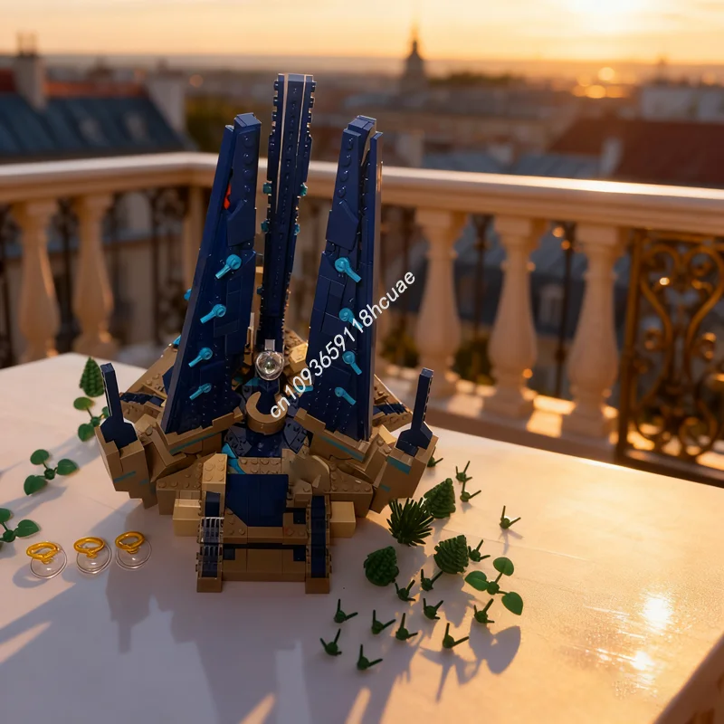 

1489 шт. MOC Sonic Frontiers Хаос Изумрудный Vault Модель Строительные блоки Игрушки DIY Рождественские подарки Идея Образовательный кирпич День рождения