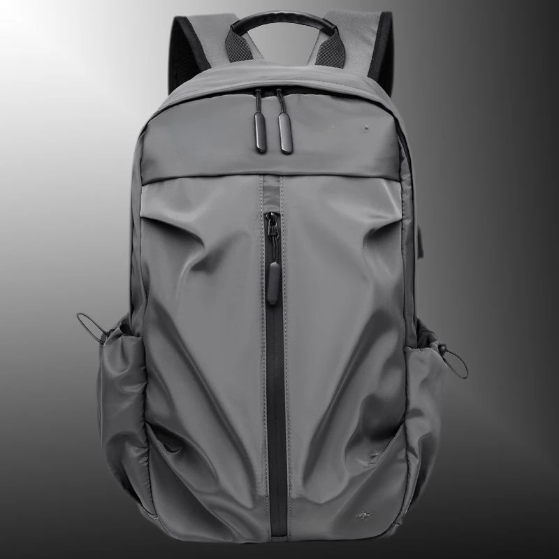 Fashionable Casual Water-repellent Backpack Breathable and Trendy College Student School Bag Commuter Men's Bag