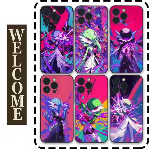 Gardevoir Hip-hop Phone Case for Samsung Galaxy S24 Ultra S22 S23 Ultra S21 S20 5G Protective Silicone TPU Funda