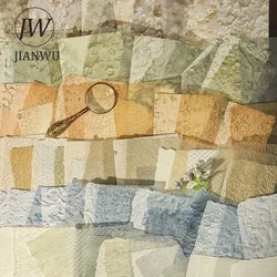 JIANWU Handmade Paper Mill Series Vintage Texture Collage Decor Material Paper Creative DIY Junk Journal Stationery