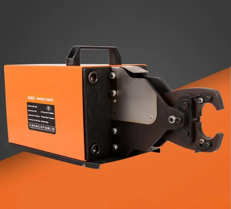 

AM-240 Heavy duty Pneumatic Crimping Tools for 6-240 mm² cable lugs