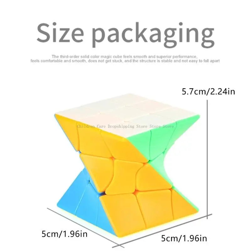  Seamless 3x3 Cubes Puzzle Durable Construction Spin Performances Training Device
