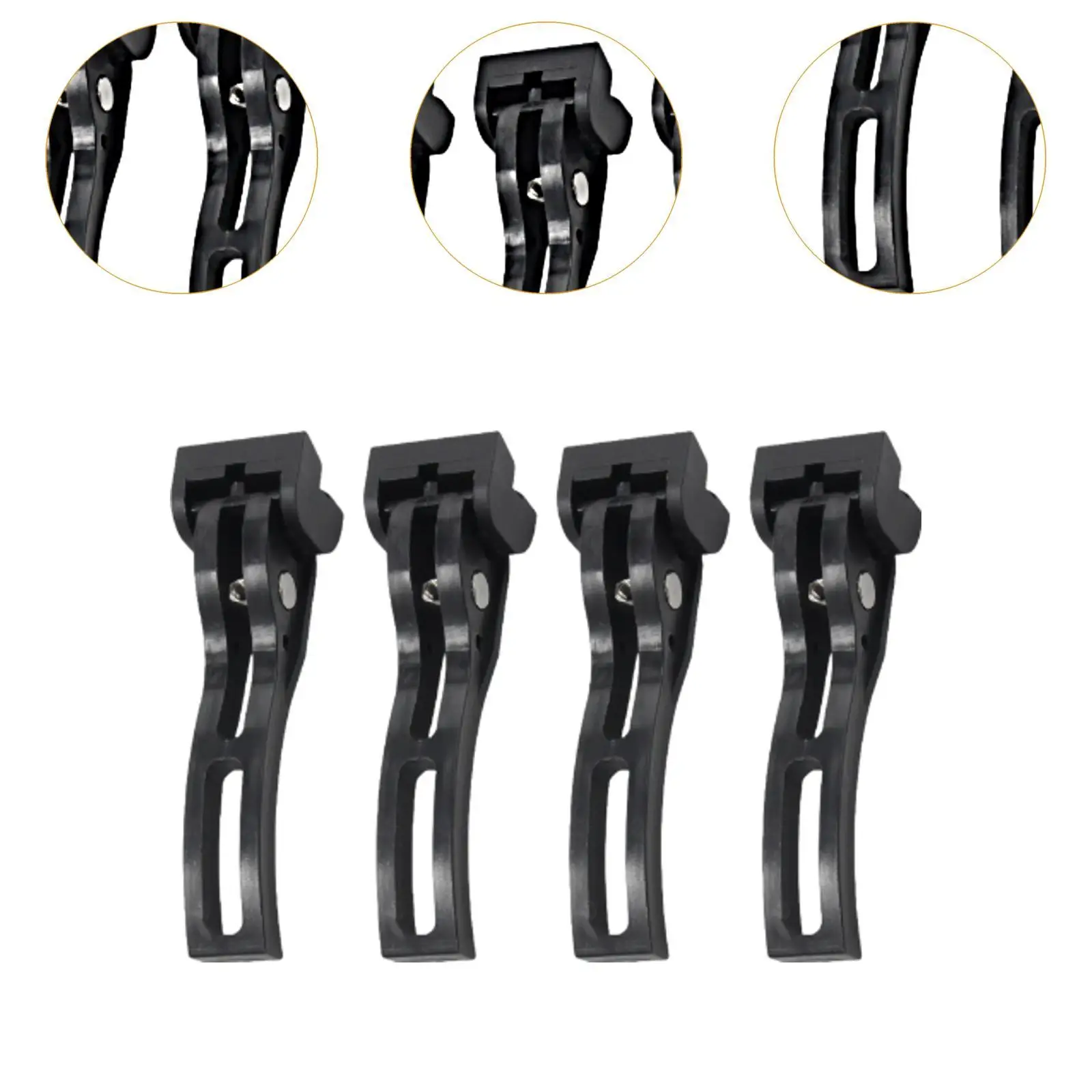 

Universal Tonneau Cover Clamps for Truck Bed Rear Stainless Steel Replacement Set Easy Install Automotive Exterior Accessories