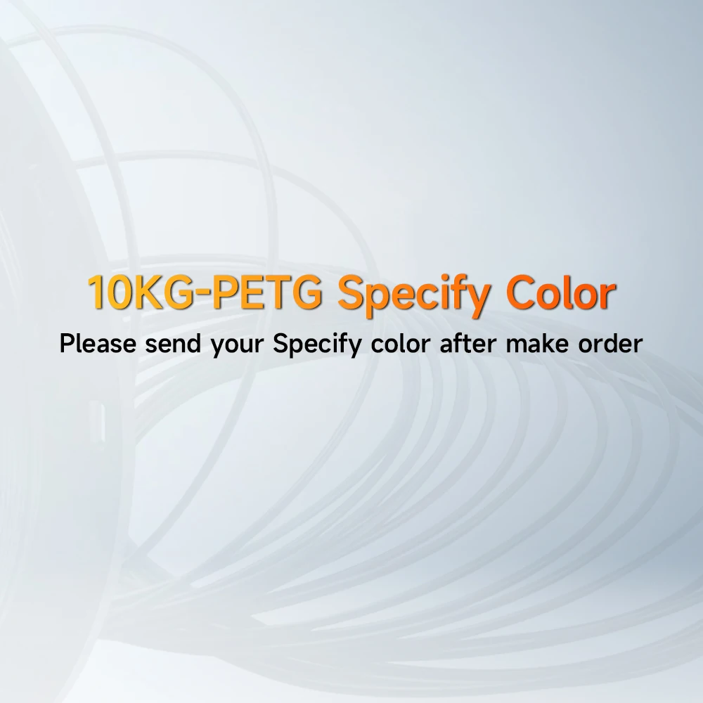 10KG/22LBS 1.75mm PETG Filament for 3D Printer Plastic Material Clogging Free Non-Toxic PETG 3D Filament Consumables for ender 3