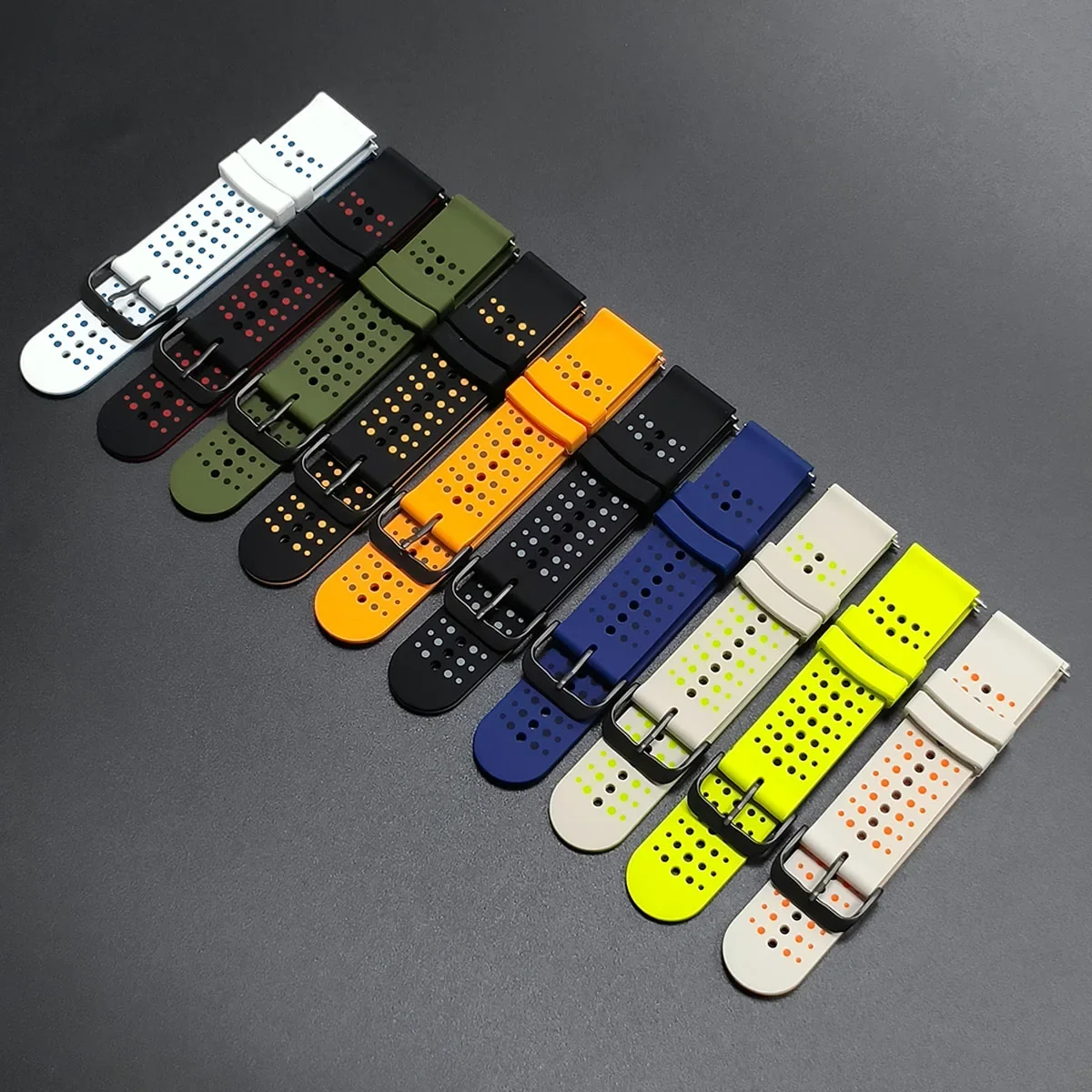 22mm Replacement Silicone Strap For Xiaomi Watch color 2 Bracelet For Mi Watch  2 Pro/S4 Sport S3 S2 S1 Pro/Active Rubber Correa