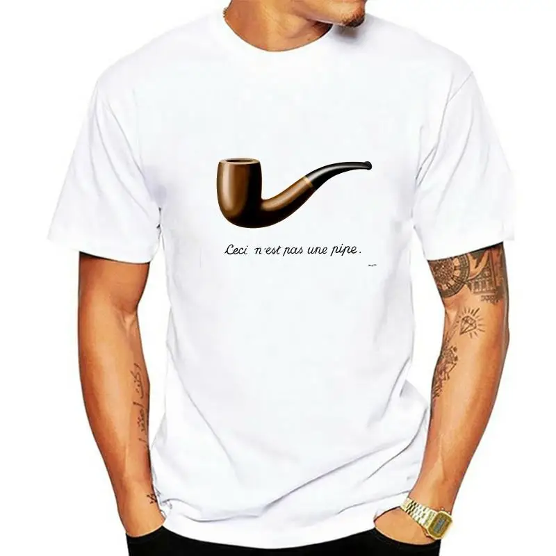 ceci n'est pas une pipe T shirt rene magritte surreal ceci nest pas une pipe the treachery of images