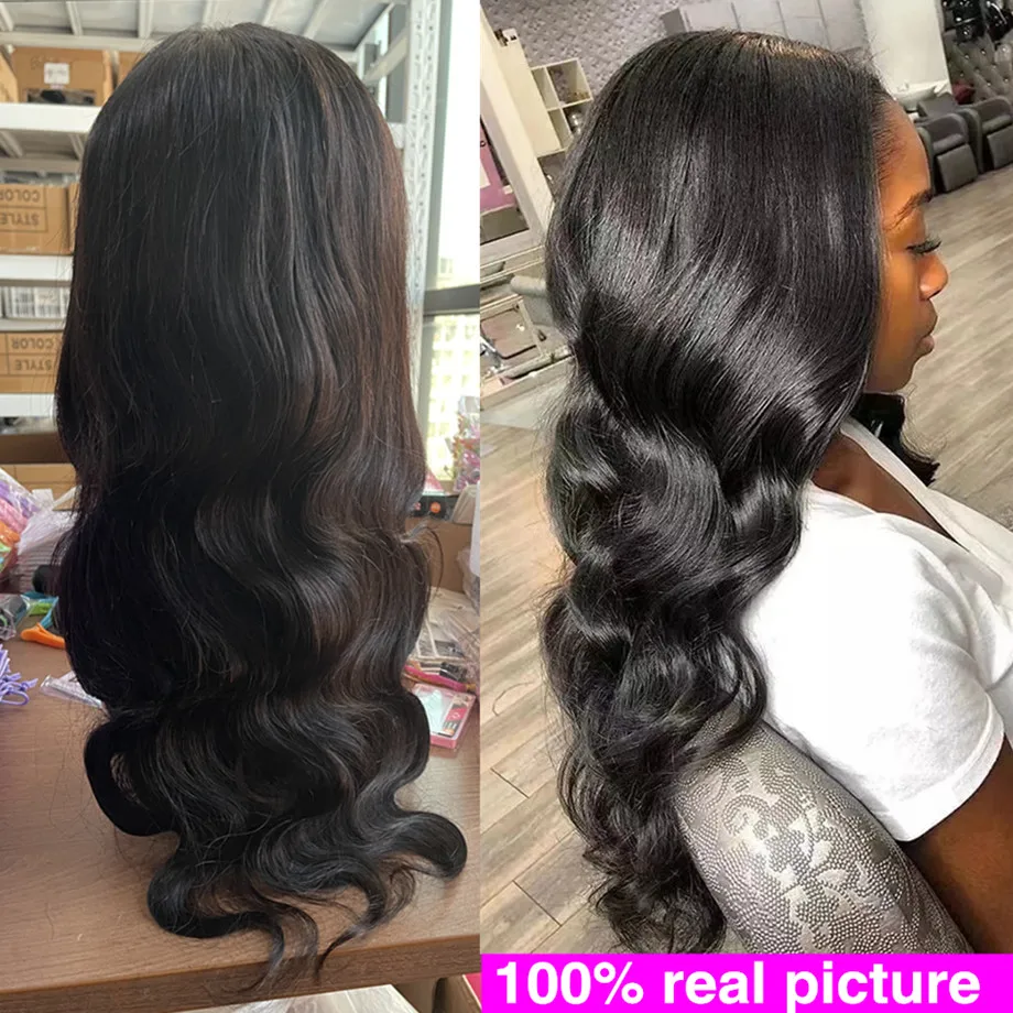 250 Dichtheid Body Wave Lace Front Pruik 13X4 13X6 40 Inch 5X5 Lace Sluiting Pruik Gluless Transparant Menselijk Haar Lace Frontale Pruik Verkoop