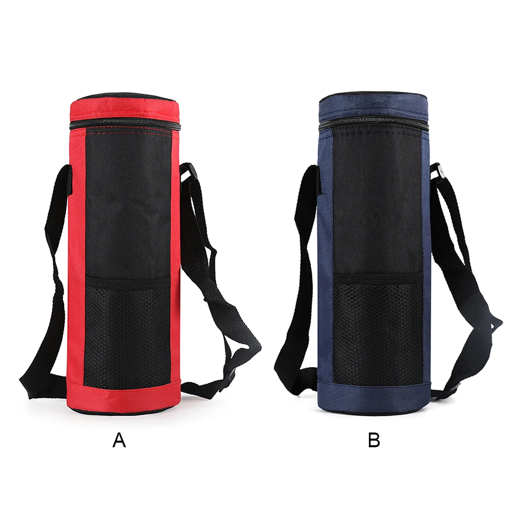 Water Bottle Oxford Carry Bag Waterproof 1 5L High-Capacity Storage Pouch Round Protective Sleeve Accessories  Blue