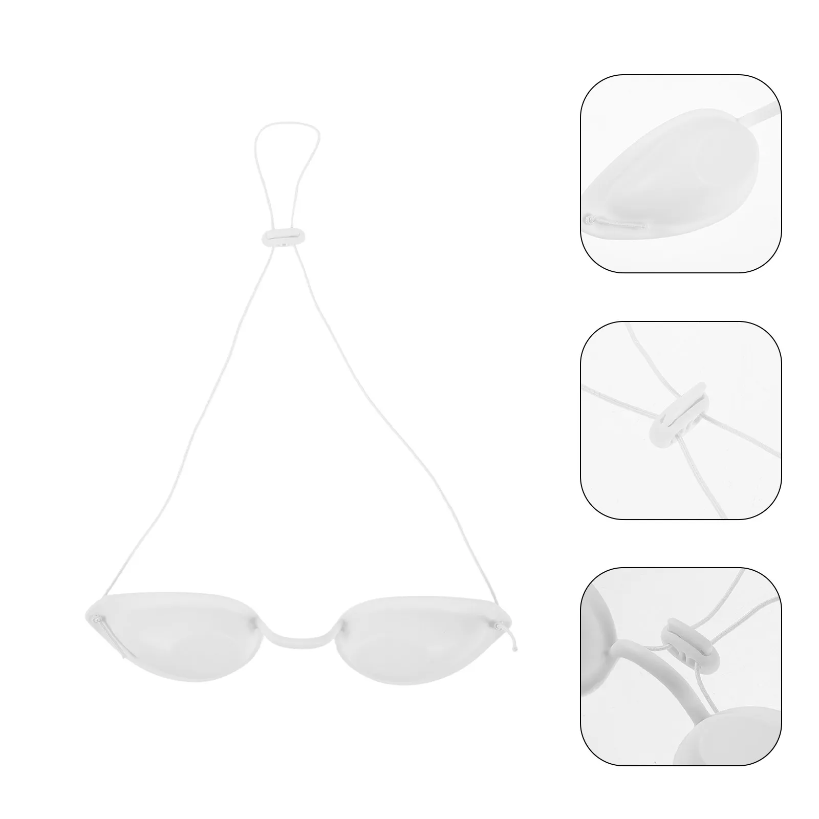 

Регулируемая многоразовая защитная маска для глаз для косметических процедур, умывания бровей, удаления волос, светозащитный экран, мягкие и удобные очки для глаз