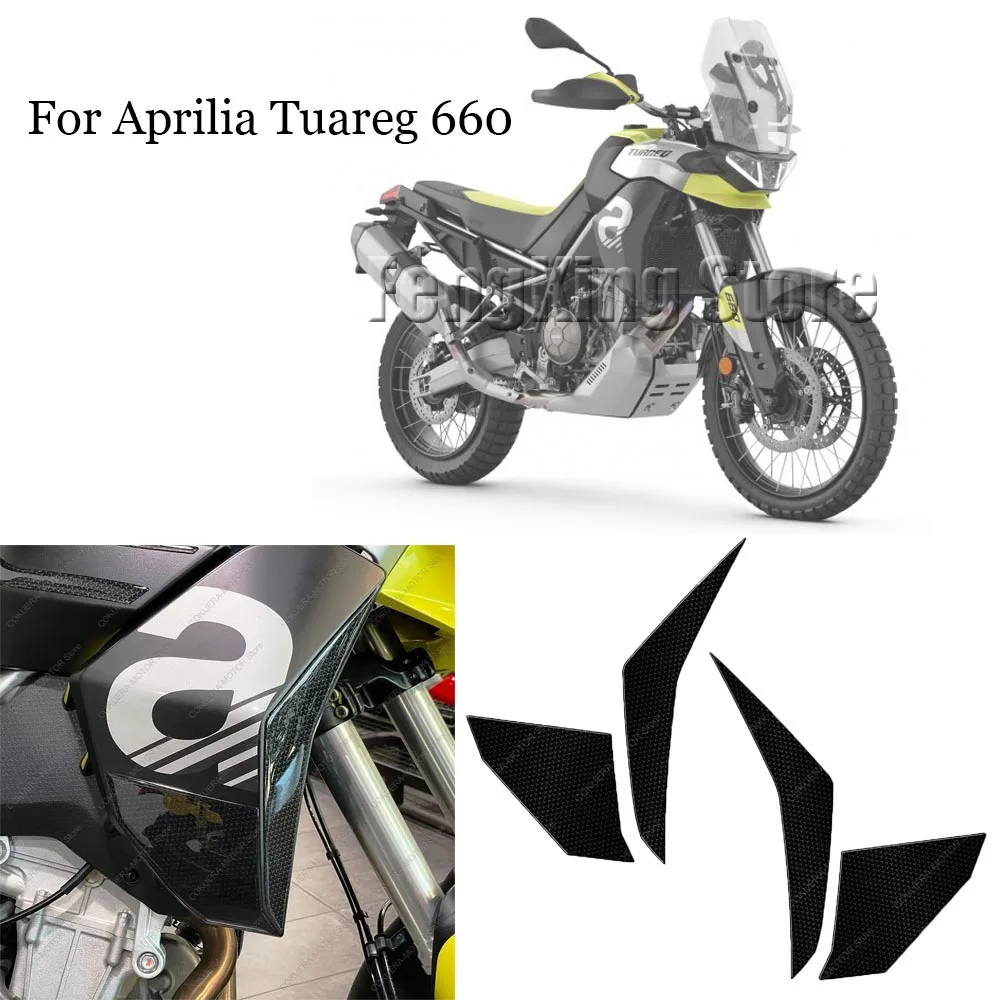 Side deflector Sticker For Aprilia Tuareg 660 Motorcycle Accessories 3D Epoxy Resin Protection Sticker