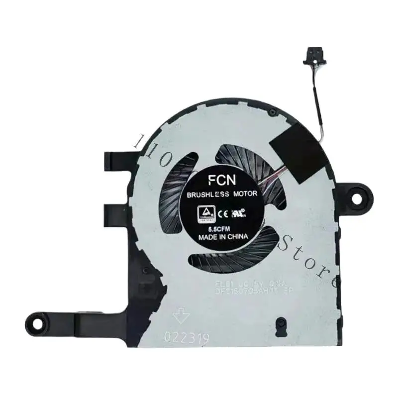 

WYORESY Новый вентилятор для процессора ноутбука Dell Inspiron 15 5583 серии 0T82W1 FL81 DFS 150705 AH0T DC5V 0,5A вентилятор @