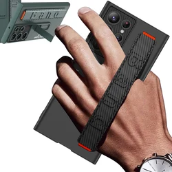 Finger Hand Grip Band Belt Strap Case For Samsung Galaxy S26Ultra S25 Ultra S22 S23 Plus S24 Ultra Plus Elastic Band Cover