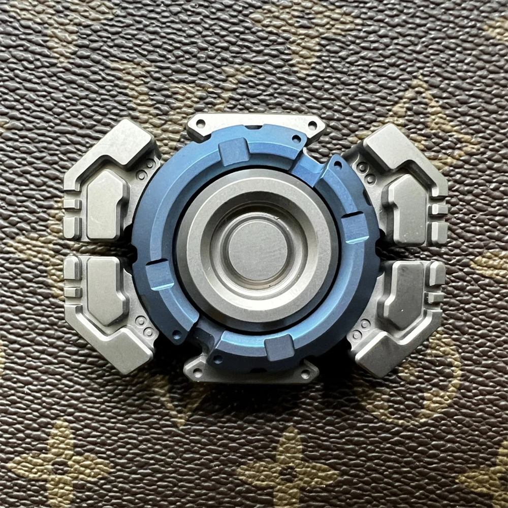 McGee Nuclear Explosion EDC Fidget Spinner Titanium Alloy Anti Stress Toys ADHD Anxiety Relief Sensory Focus Fidgeting Toys