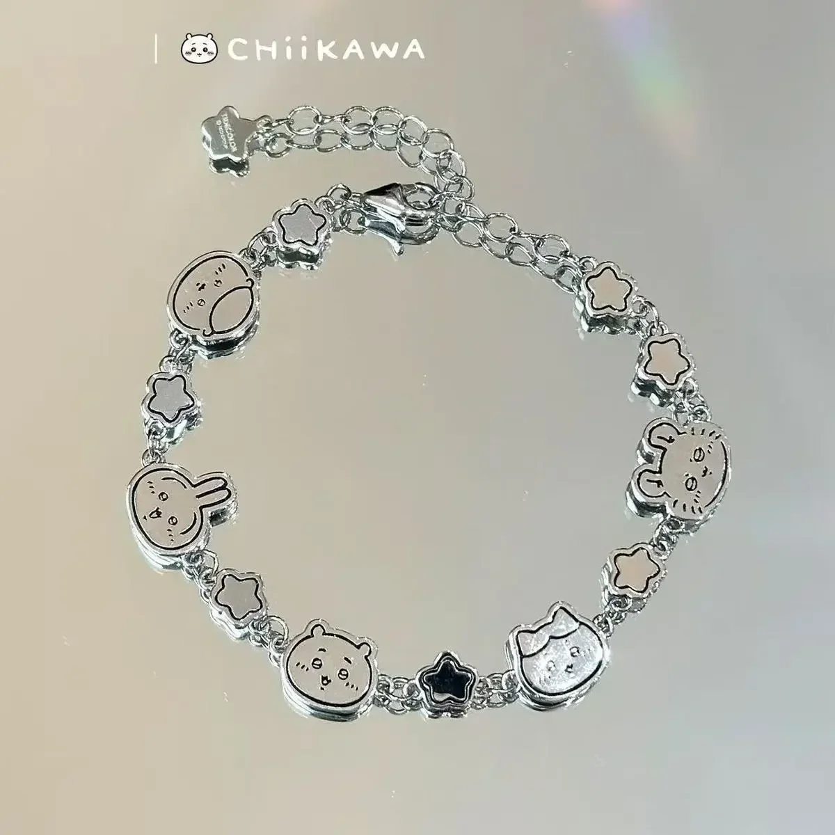 Chiikawa Perlenarmband, Usagi & Hachiware Cartoon-Handgelenkschmuck, passendes Geburtstagsgeschenk für Schülerinnen & beste Freundinnen – Detail 2