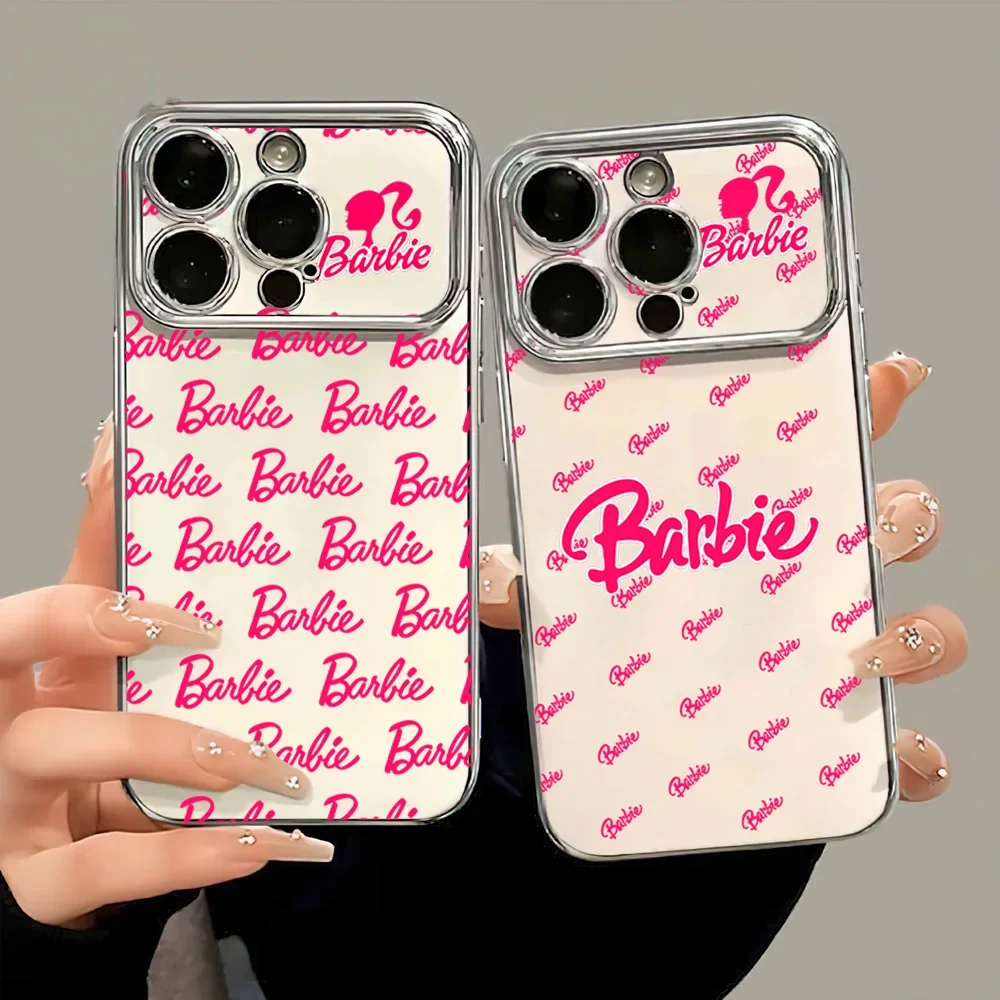 B-BarbieS Princess Pink Electric Ferry Large Window Phone Case For Samsung A22 A23 A32 A51 A20 4G 5G Shell