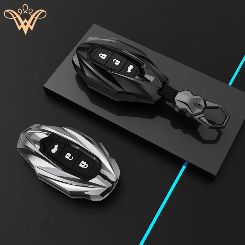 

Zinc Alloy Car Key Case For Hyundai Palisade Grandeur Azera Elantra GT Kona 2018 2019 Remote Fob Protector Cover Accessories