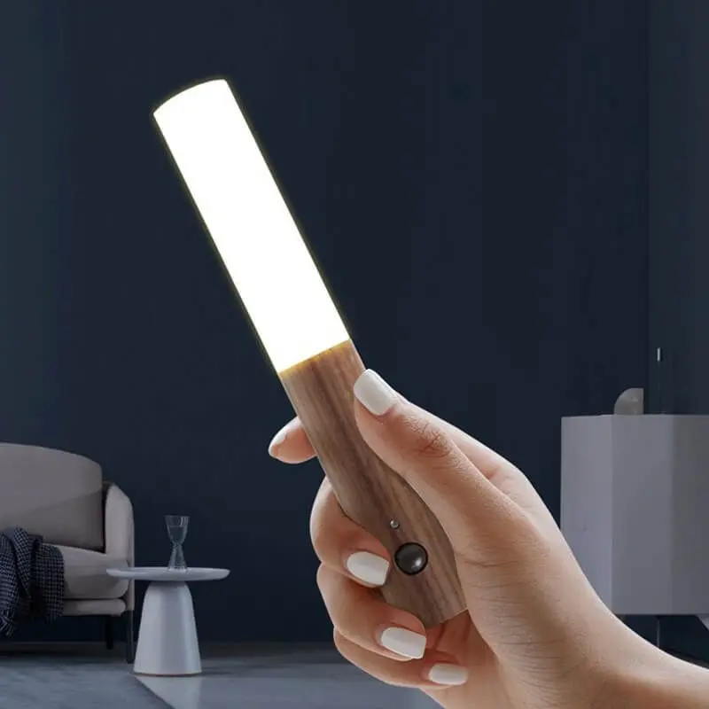 Motion Sensor Night Light Retro Style Lamp Light Motion Smart Sensor Mode Light for Living Room Bedroom Household Dress Light