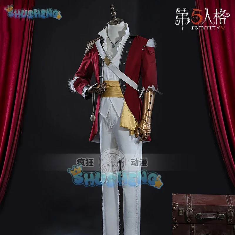 Shusheng-Fantasia de Cosplay Anime Identidade V para Homens, Uniforme do Jogo Cos, Roupas, Roupas, Papel de Festa, Cos, Comandante Mate