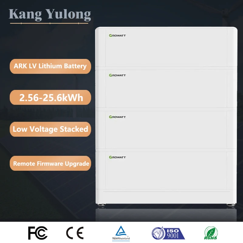 Growatt Ark LV Battery System 2.56kWh to 25.6kWh Cobalt Free LiFePO4 Battery Home Battery Storage