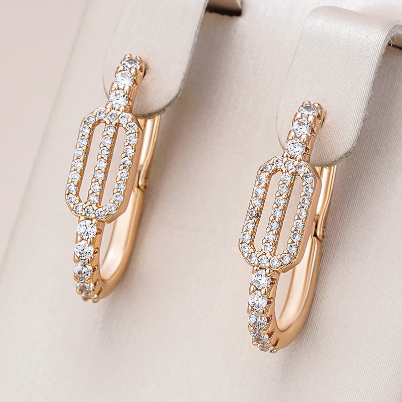 Women Accessories In English - Kinel Hot Geometry English Earrings for