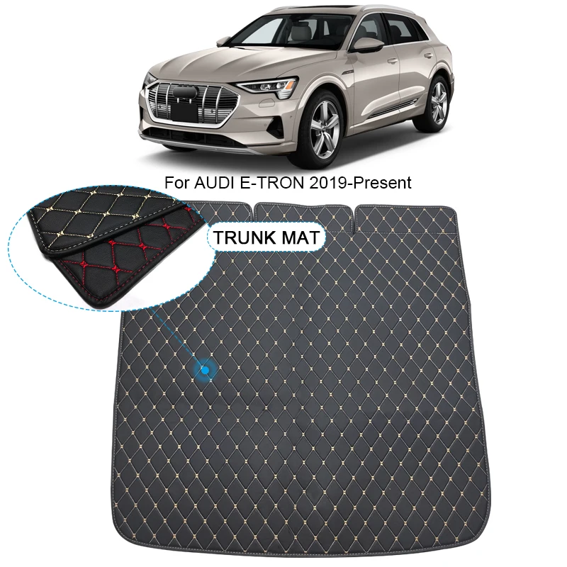 

Custom Car Trunk Main Mats Waterproof Anti Scratch Non-slip Protect Cover For Audi E-TRON 2019-Present Internal Auto Accessory