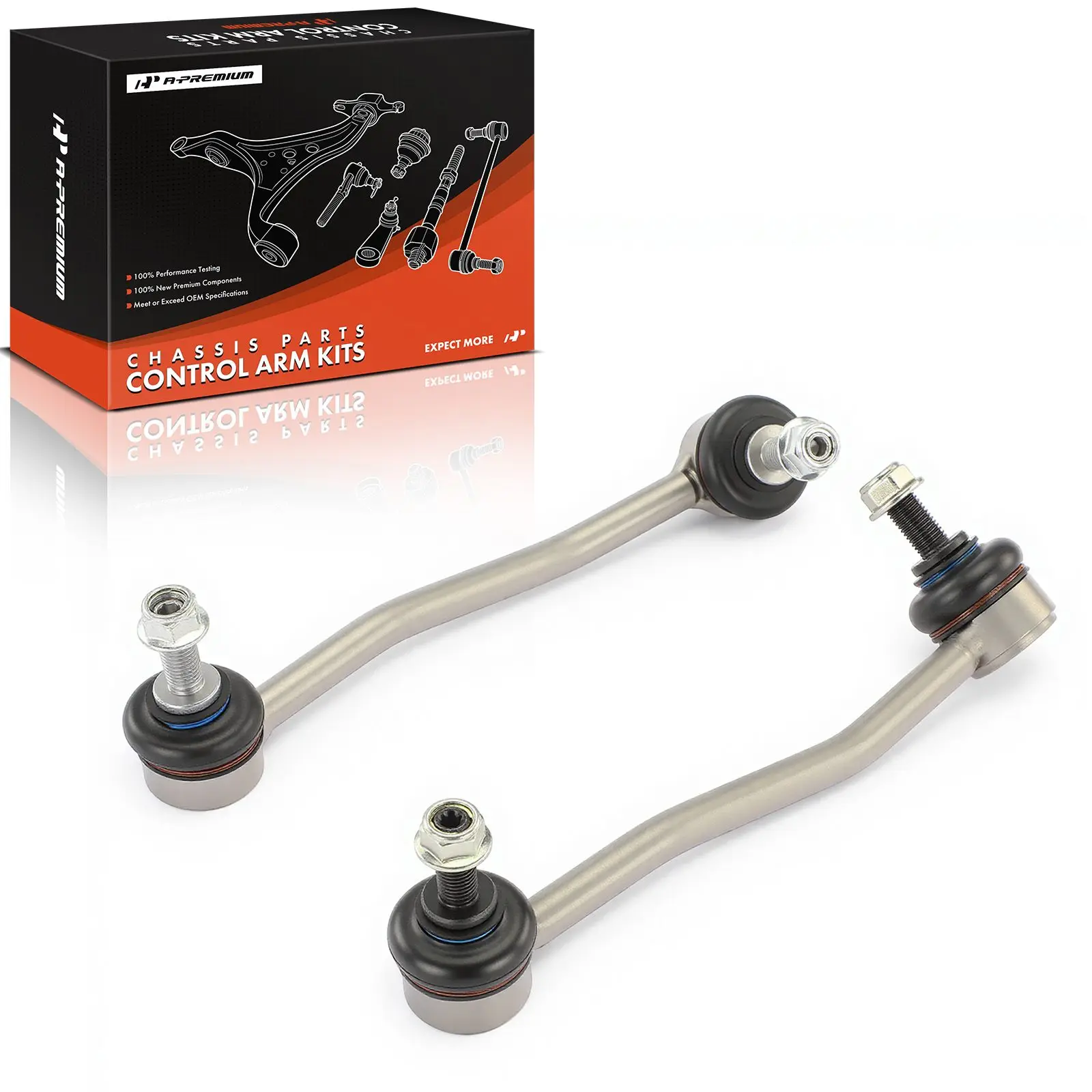 A-Premium 2x Front Left and Right Stabilizer Sway Bar Link for Tesla Model S 2012-2016