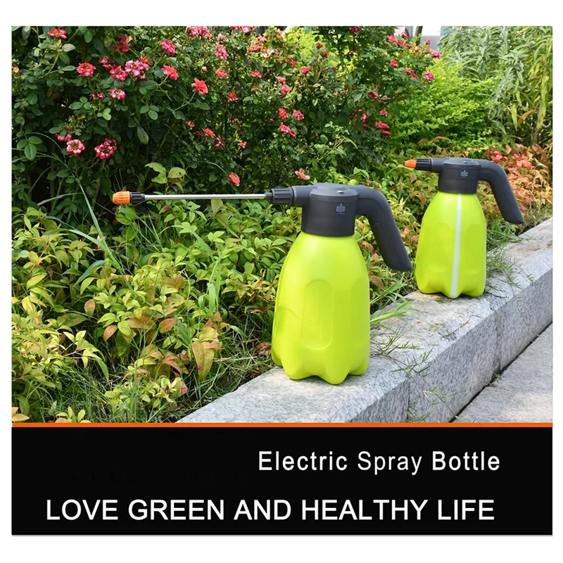 

ABUH-Electric Sprayer Bottle-Garden Sprayer,Plant Mister With Adjustable Nozzles,For Indoor/Outdoor Plants,2L
