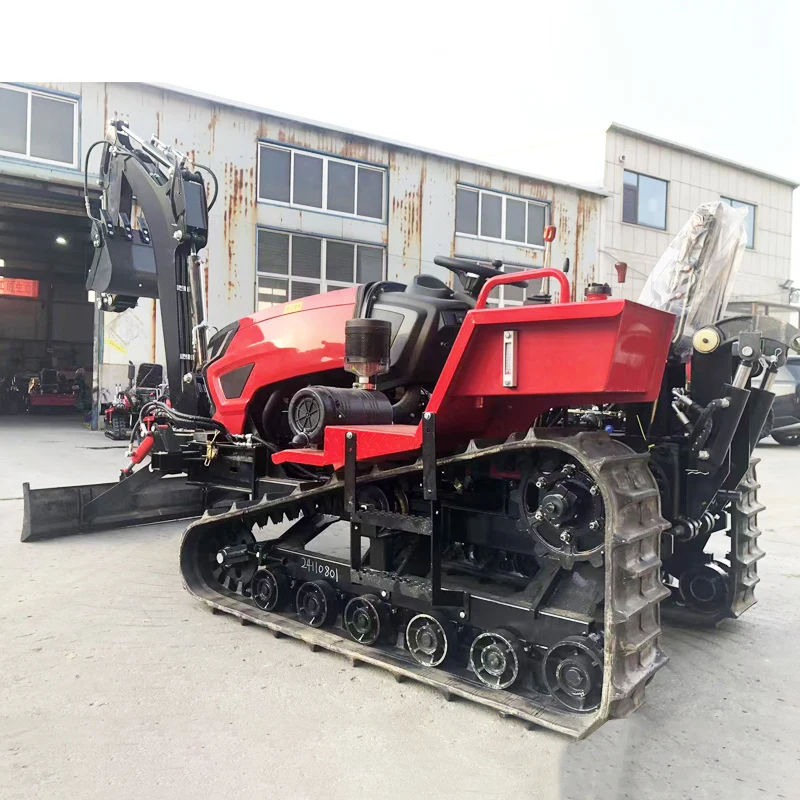 

Customized Long Service Life Crawler Rotary Tiller, Small Micro Tiller & Ride-On Agricultural Plowing Tractor