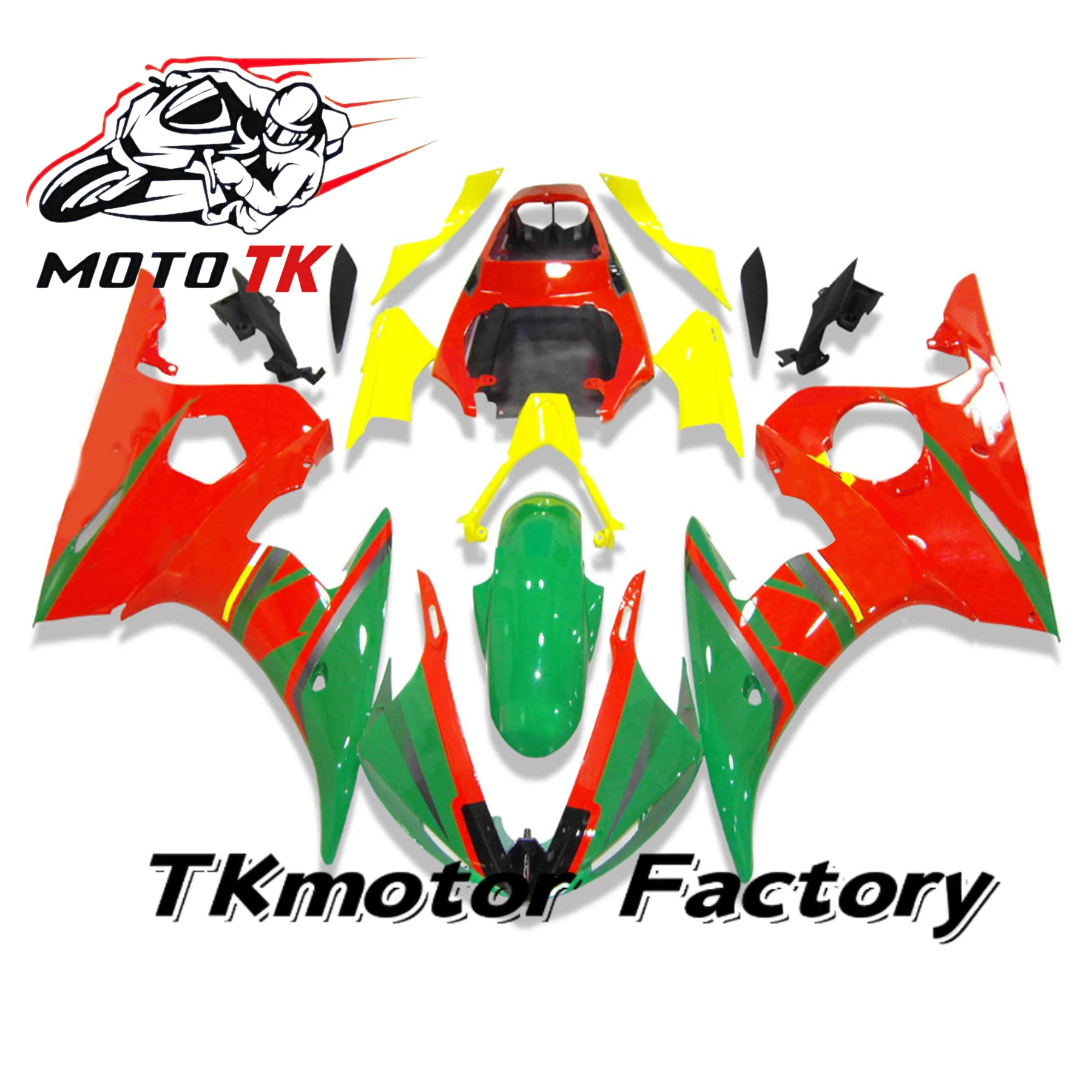 ABS Fairing Set For Yamaha YZF R6 2003-2005 Motorcycle Fairing Kit Injection pour  Molded ABS Plastic Bodywork Full Assembly 04