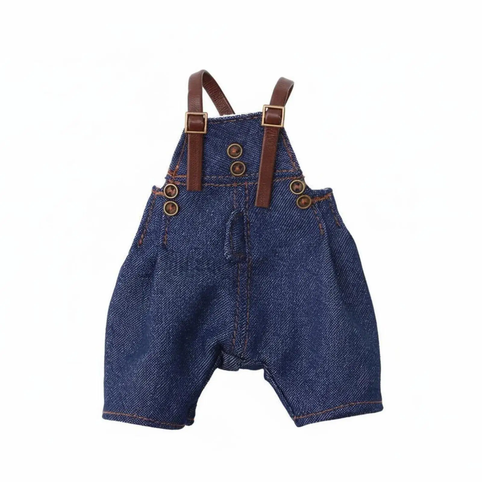 Versatile Doll Overalls Outfit Cute Modern Pants Clothes for 20cm Plush Dolls and Hobbyist BJD Fashion Accessory