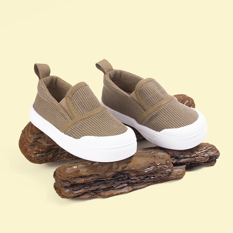 

2025 New Spring Kids Casual Shoes Breathable Closed Toe Unisex Slip-On Lightweight Sneakers In Stock EW5S81