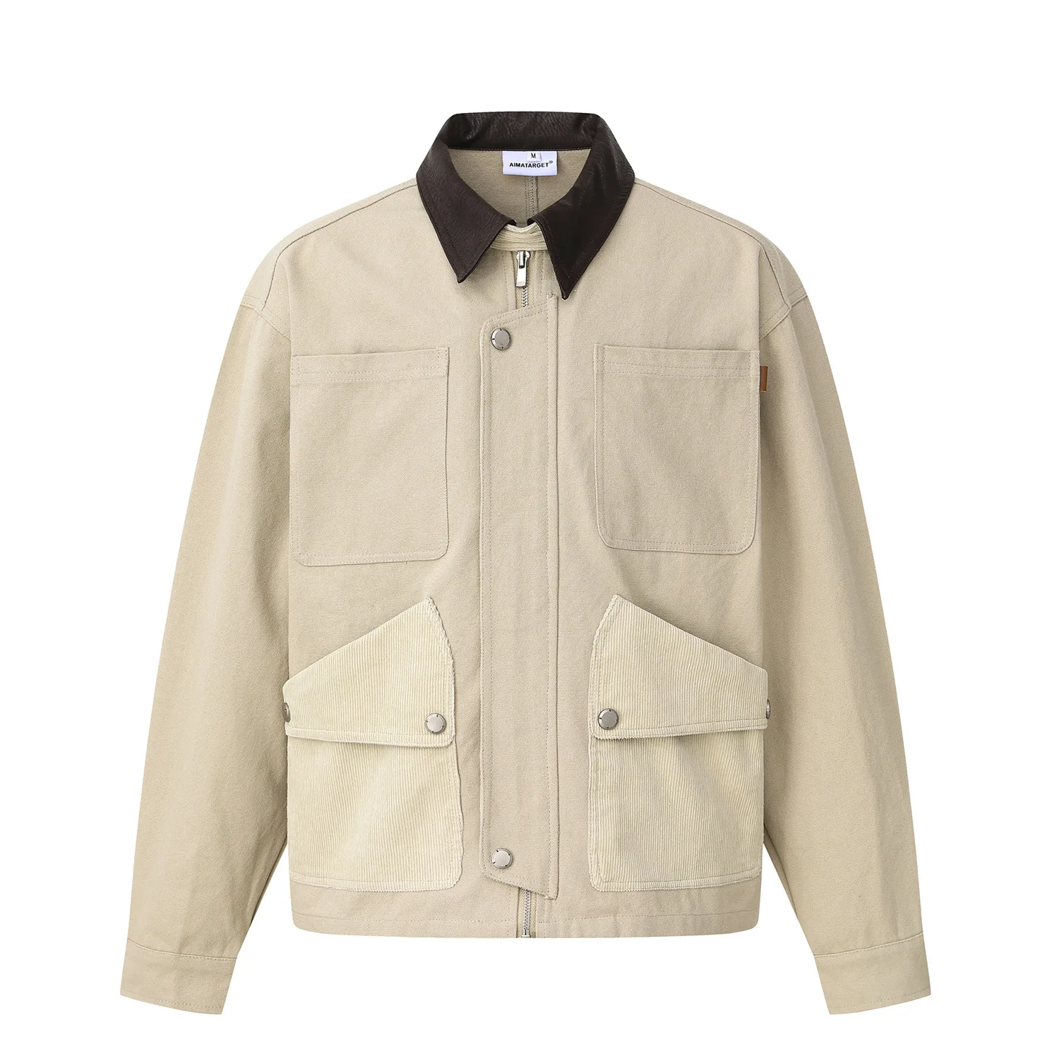 Leather Work Japan - American Retro Detroit-Style Multi-Pocket Work Jacket