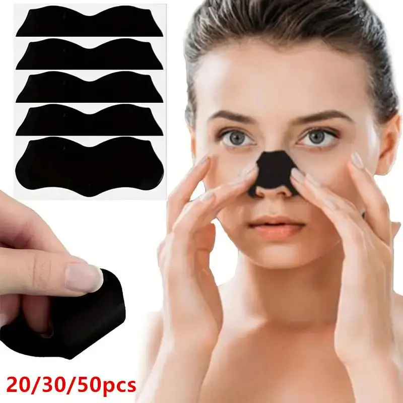 New Sale 20/30/50Pcs Alcohol-Free Nose Cleaning Strips – Deep Cleansing Pore Patches For Excess Oil Removal Refined Skin