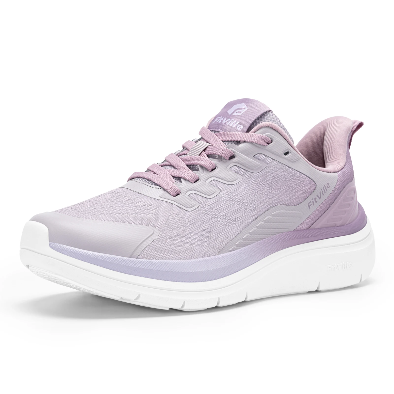 Fitville Women's Sports Shoes Mesh Extra Wide Toe Running Shoes Breathable Non Slip Walking Sneakers for Women Arch Support