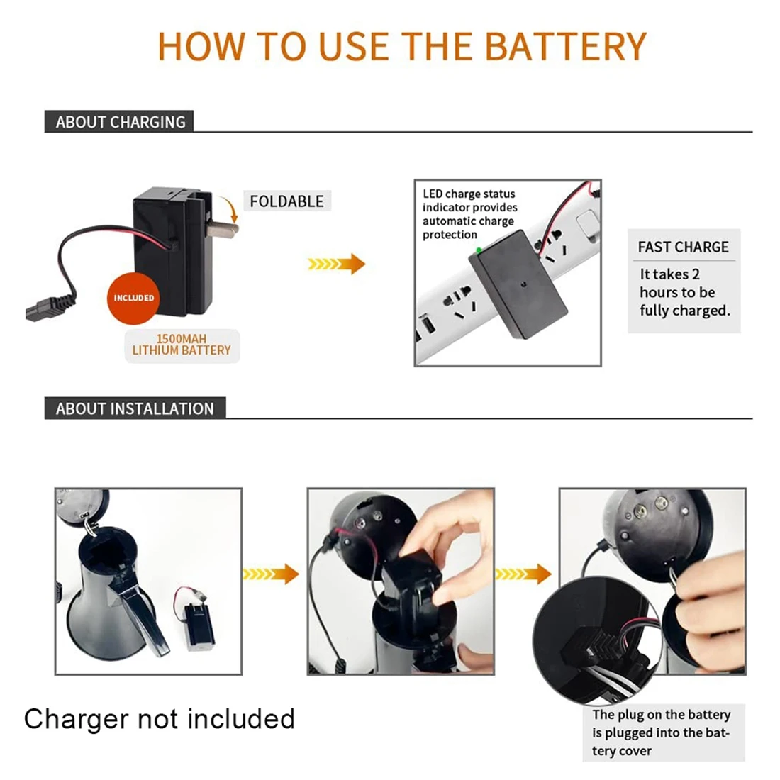 aabfk-haut-parleur-megaphone-portable-de-puissance-35-watts-bullhorn-pa-avec-microphone-portable-amovible-sirene-integree-noir