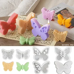 1PC DIY Butterfly Aroma Candle Silicone Mold Butterfly Soy Wax Candle Plaster Resin Ornament Molds Handmade Soap Making Supplies