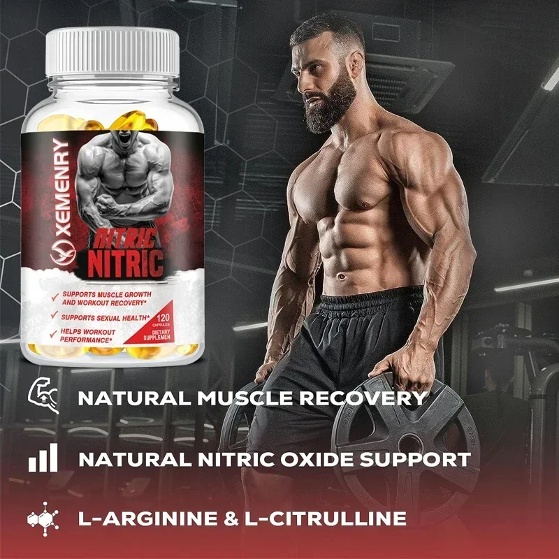 Premium Nitric Oxide Supplement | Contains Calcium, L-Arginine, Citrulline Malate Extract