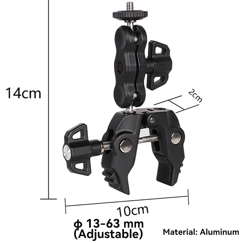 SZKOSTON Für Insta 360X4X5 Gehen Pro 13 12 11 10 9 DJI Action 6 Fahrrad Motorrad Selfie Stick Einbeinstativ montieren Lenker Halterung Zubehör 6
