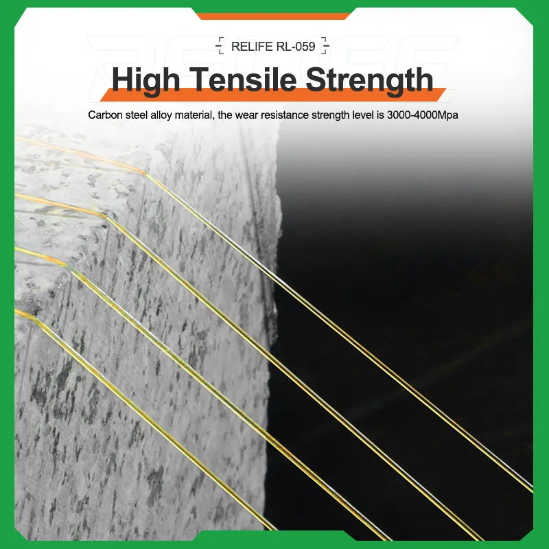 RELIFE SCREEN SEPARATION  SPECIAL CUTTING WIRE RL-059D/E/F High toughness Suitable for LCD/OLED screen separation and cutting