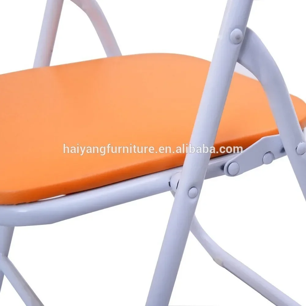 2026 Cheap colorful  folding metal kids study party tables chairs set for children view 5