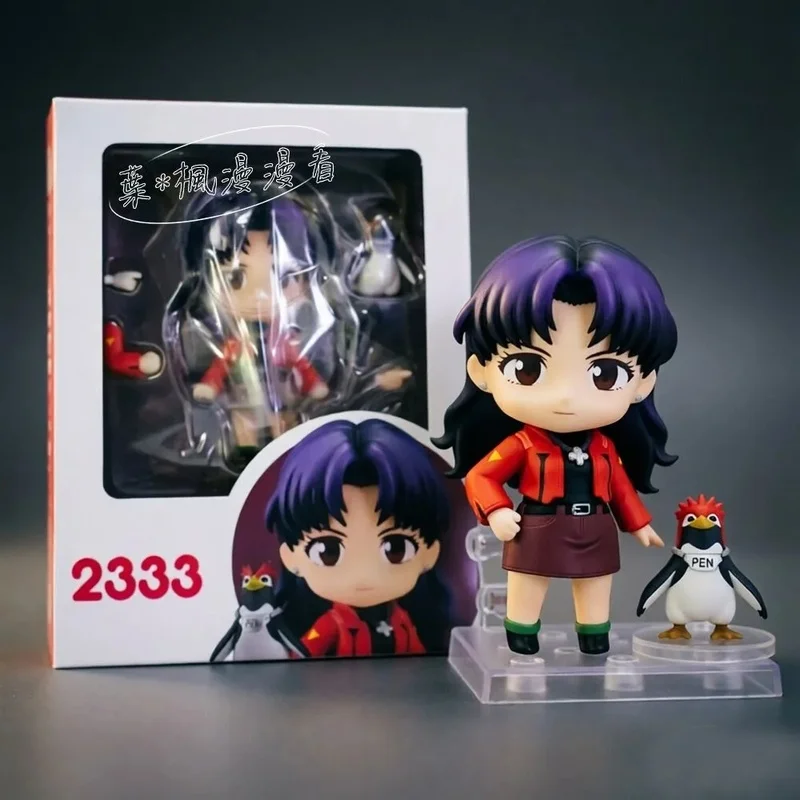

Nendoroid 2333 Misato Katsuragi Poseable Interchangeable Face Anime Action Figure Desktop ornament Doll Pvc Collectible Model